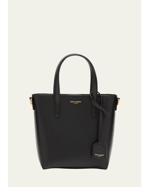 Saint Laurent Black Toy Leather Shopping Tote Bag