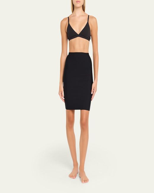 Commando Blue Two-Faced Tech High-Rise Half Slip