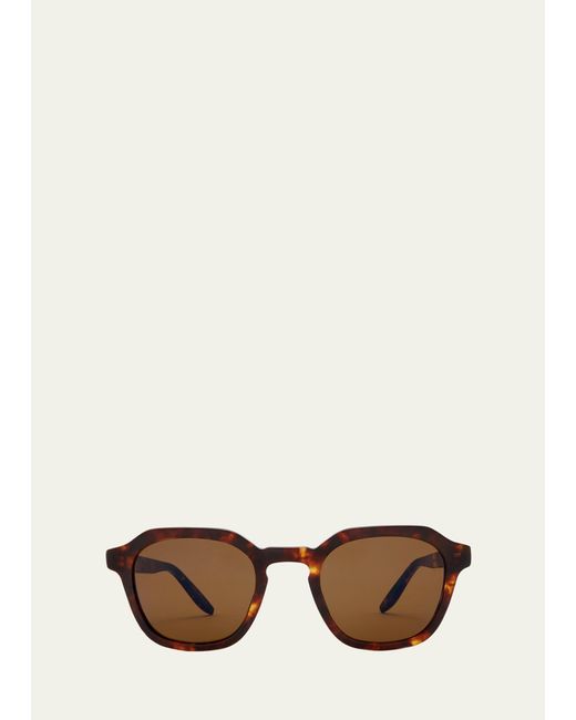 Barton Perreira Natural Tucker Zyl Square Sunglasses for men