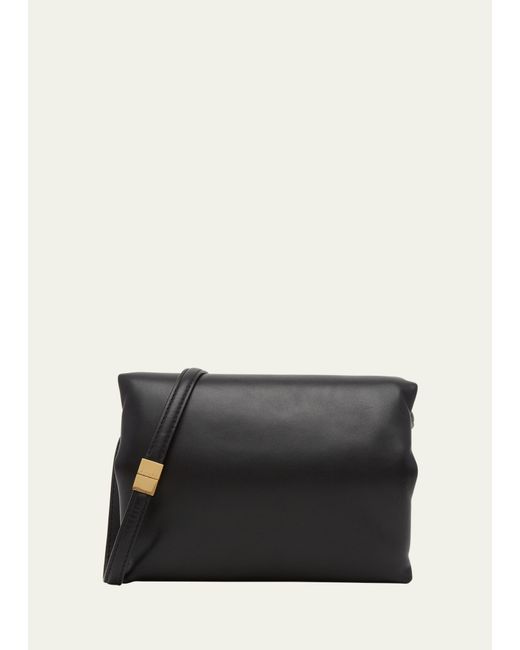 Marni Gray Prisma Pochette Leather Shoulder Bag