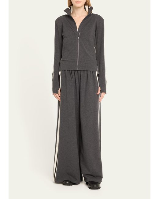 Norma kamali side stripe turtle jacket sale