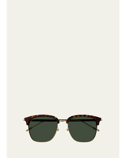 gucci half rim eyeglasses