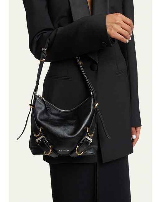 Givenchy Black Small Voyou Shoulder Bag