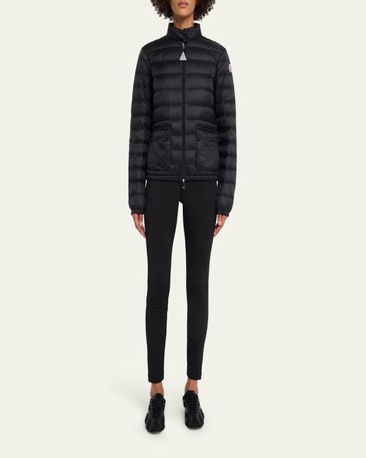Moncler Blue Lans Packable Short Down Jacket