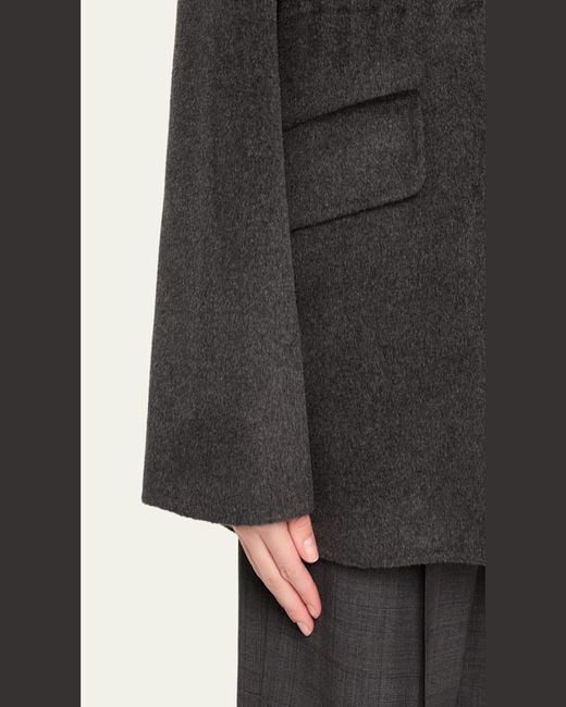 Nanushka Black Jada Double Wool Jacket