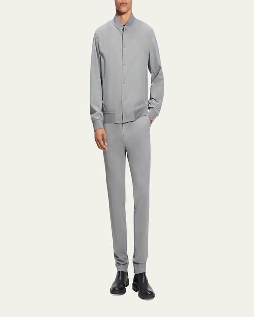 Theory Blue Murphy Precision Ponte Jacket for men