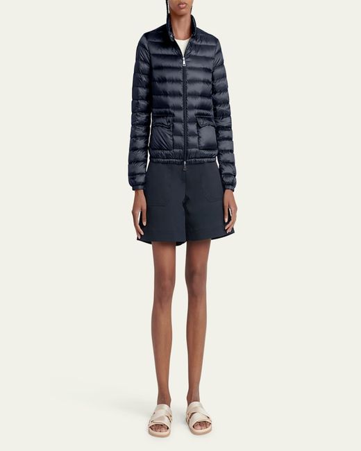Moncler Pink Lans Short Down Jacket