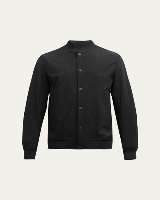 Theory Blue Murphy Precision Ponte Jacket for men