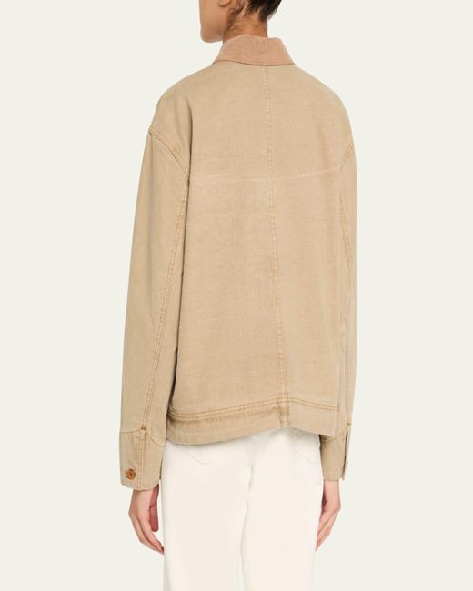 SLVRLAKE Denim Natural Casey Worker Jacket