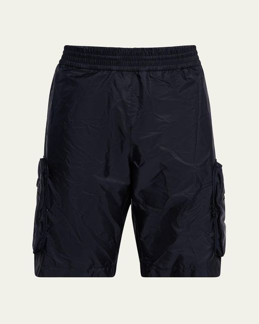 Moncler Genius Blue X Mercedes-Benz By Nigo Packable Bermuda Shorts for men