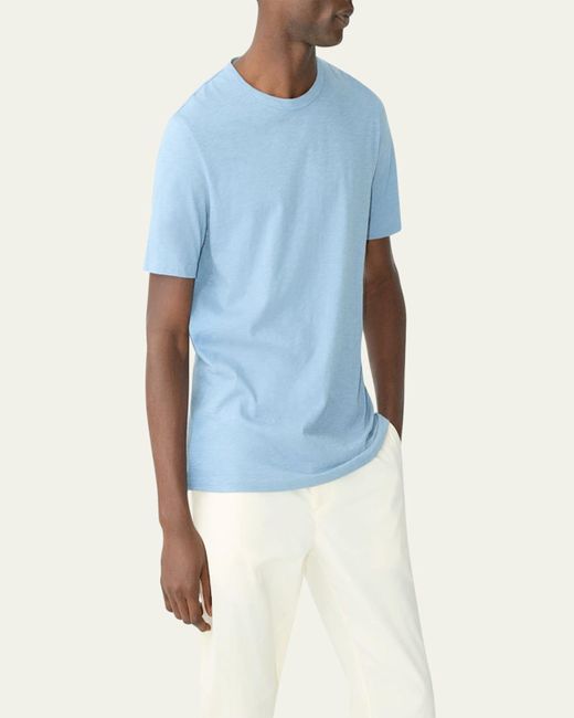 Theory Blue Cosmos Essential T-Shirt for men