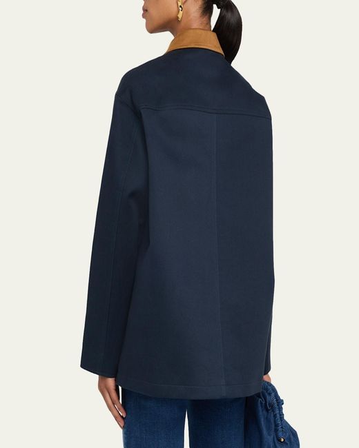 Rag & Bone Blue Cassidy Barn Jacket