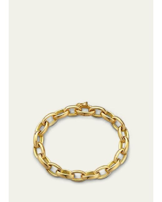Monica Rich Kosann Metallic 18k Yellow Gold Elizabeth Link Handmade Bracelet