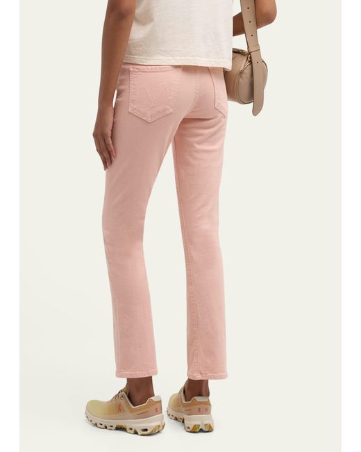 Mother Pink The Insider Hover Jeans
