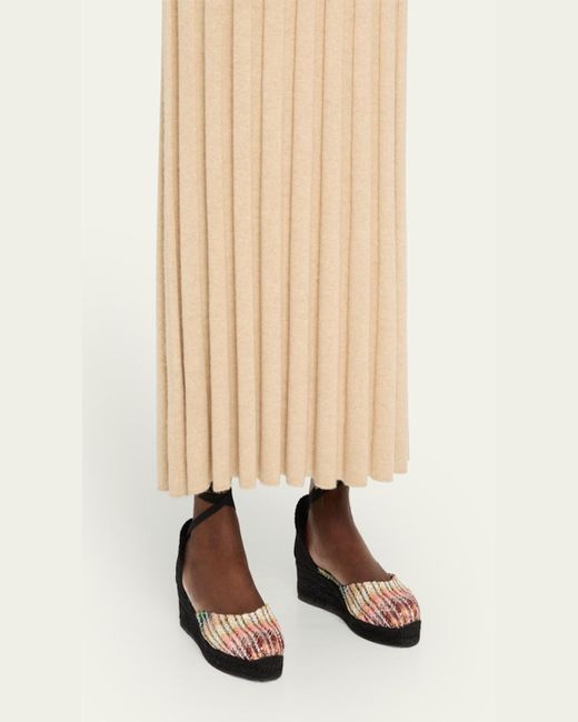Missoni Black Eva Sequin Multi Ankle-Wrap Espadrilles