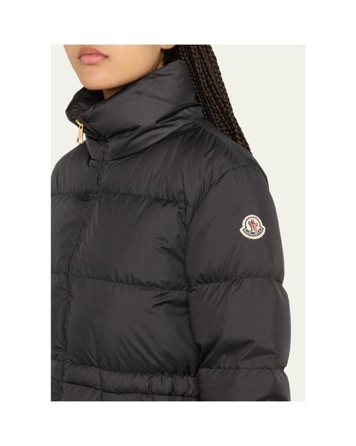 Moncler Gray Brossette Down Puffer Jacket