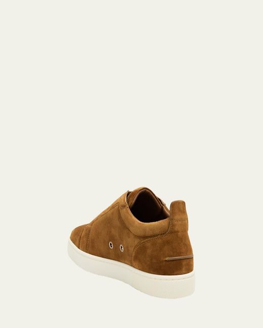 Christian Louboutin Natural St Louis Suede Slip-On Sneakers for men