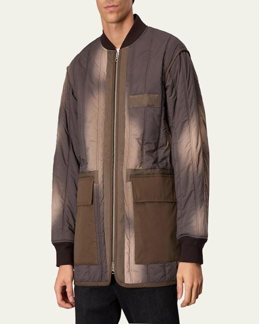 Rag & Bone Gray Delta Liner Jacket for men