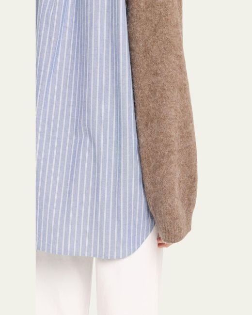 Sea Natural Mallory Combo Turtleneck Sweater