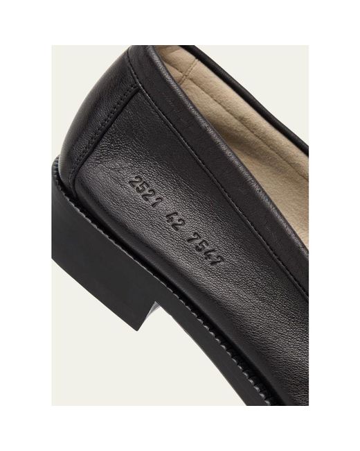 Common Projects White Soft Leather Penny Loafers for men