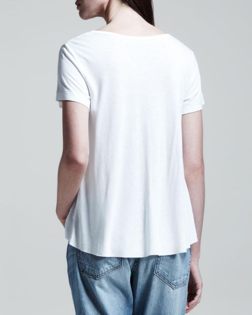 Rag & Bone Blue Featherweight Logan Mid-Rise Wide-Leg Jeans