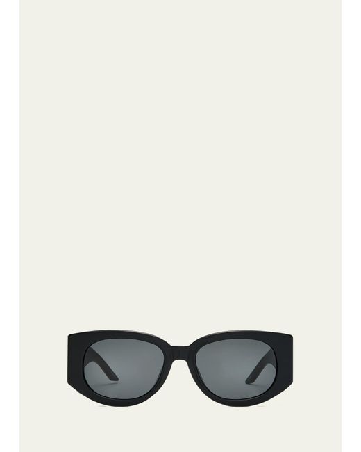 Casablancabrand Multicolor Memphis Wave Acetate Oval Sunglasses for men