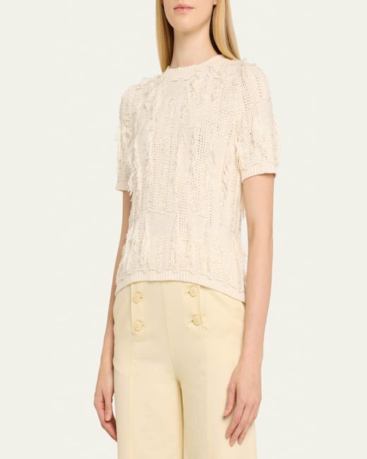 Ulla Johnson Natural Rumi Knit Top