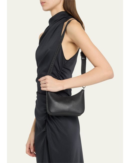 Christian Louboutin Black Loubila Chain Mini Shoulder Bag In Leather