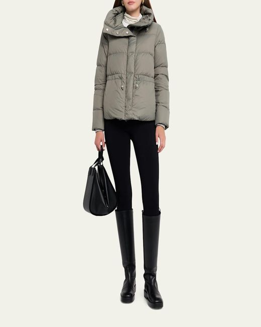 Canada Goose Gray Montgomery Hooded Down Puffer Jacket