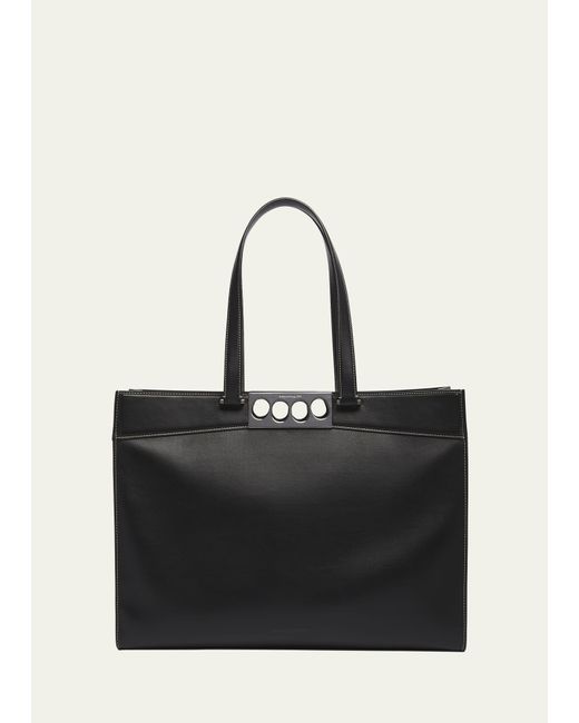 Alexander McQueen Black The Grip East-west Leather Tote Bag for men