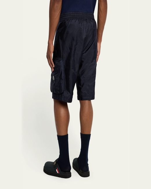 Moncler Genius Blue X Mercedes-Benz By Nigo Packable Bermuda Shorts for men