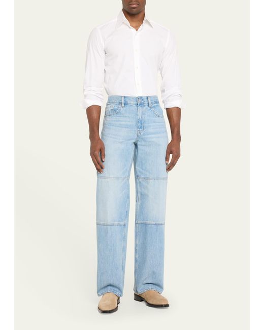 Helmut Lang Blue Relaxed-fit Carpenter Jeans for men