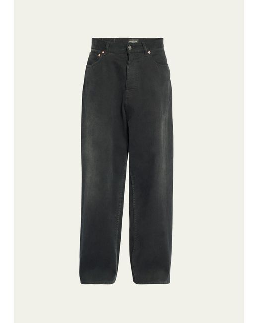 Balenciaga Black Soft Left Hand Denim Jeans for men