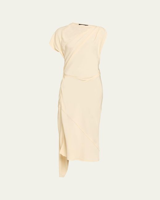 navy blue dress for baby girl Proenza Schouler Abie Wool-Blend Midi-Dress