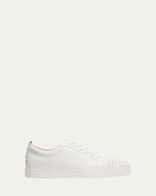 Christian Louboutin Natural Louis Junior Spiked Low-Top Sneakers for men