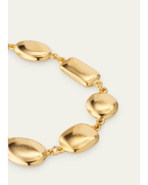 Ben-Amun Metallic Garner Gold Nugget Necklace