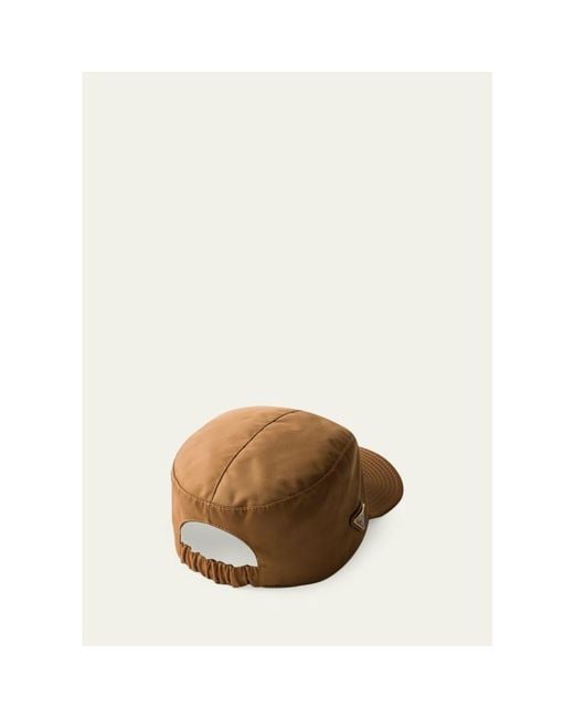 Prada Natural Re-Nylon Baseball Cap