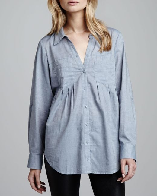 Hannah Artwear Blue Oceanus Silk Maxi Dress