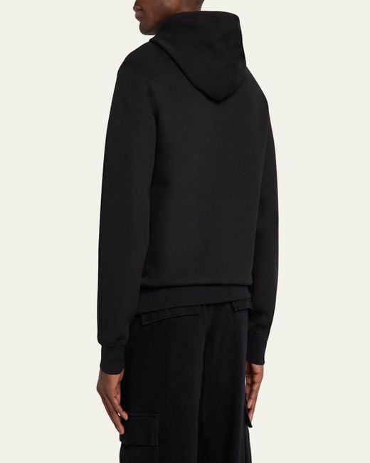 Mackage Black Krystian Double-Face Jersey Hoodie for men
