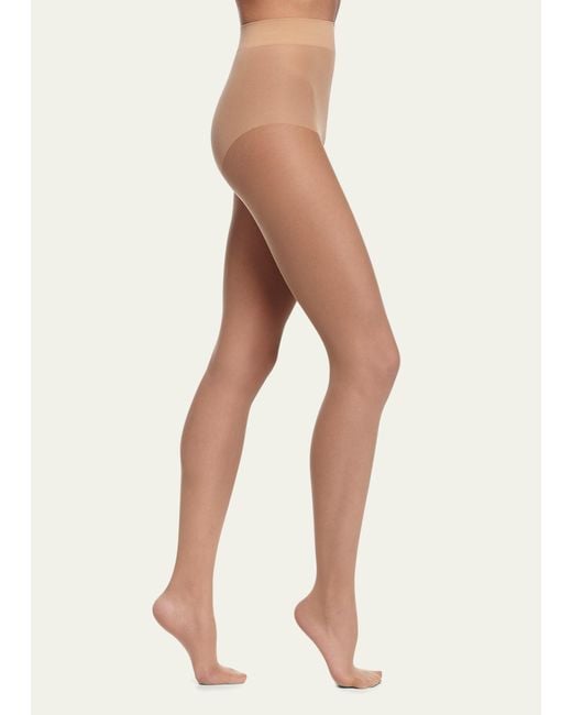 Wolford Pure 10 Semisheer Tights in White