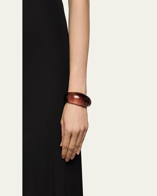Saint Laurent Bumpy Moon Resin Bracelet in Pink | Lyst