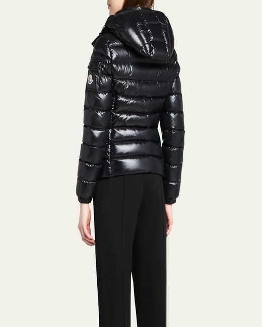 Moncler Black Bady Hooded Short Down Jacket