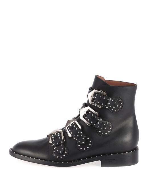 givenchy studded leather ankle boot