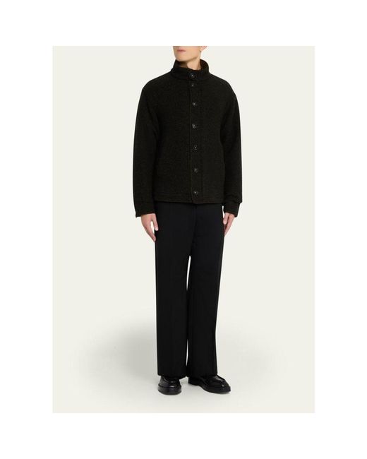 Massimo Alba Black Marcos Herringbone Virgin Wool Jacket for men