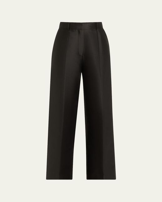 Courtney Zheng Black Silk Dupion Pants