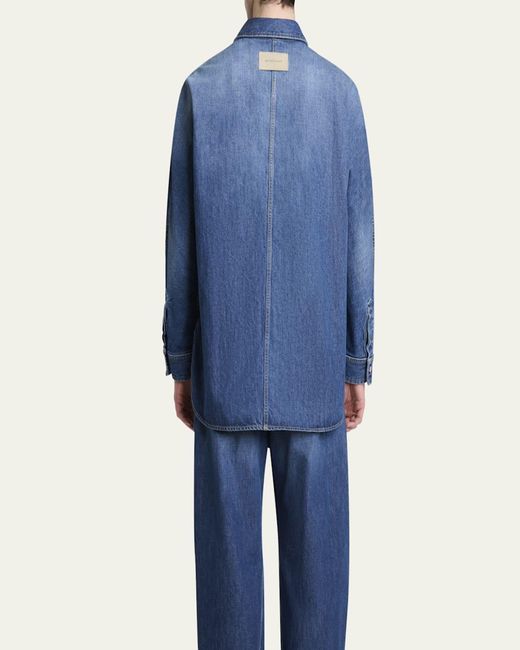 Givenchy Blue Denim Overshirt for men