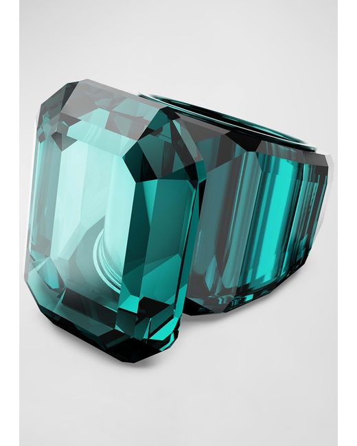 Swarovski Green Lucent Crystal Statement Ring