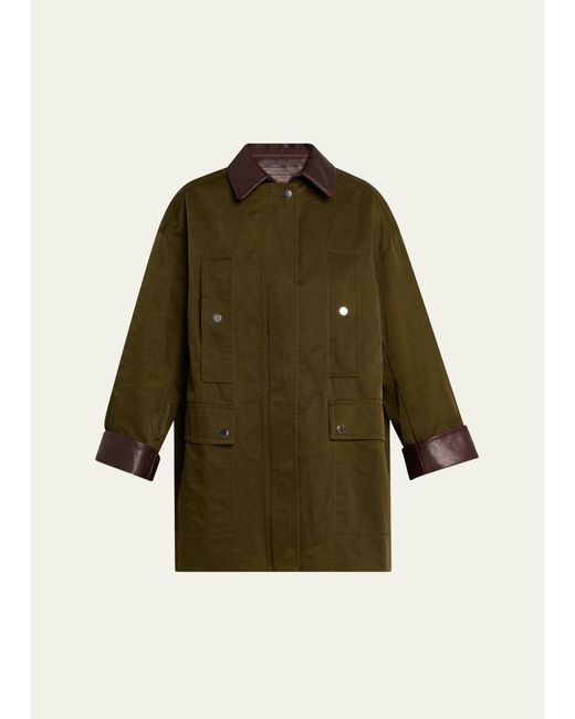 A.L.C. Green Theo Oversized Barn Jacket