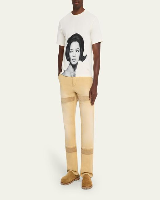 Wales Bonner White Selah Organic Cotton Oversized-Fit T-Shirt for men