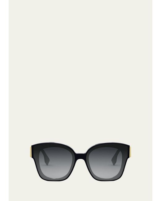 Fendi Multicolor First Gradient Acetate Square Sunglasses